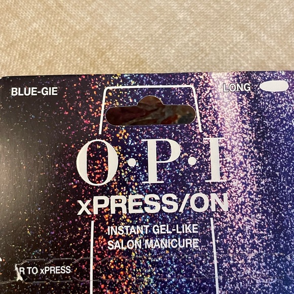 NWT OPI xPRESS/On Special Effect Press On Nails  in BLUE-GIE - Picture 7 of 10